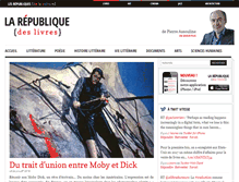 Tablet Screenshot of larepubliquedeslivres.com